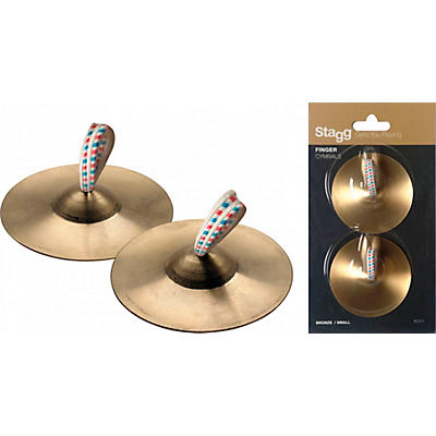 Stagg Bronze 2.75" Finger Cymbal - Pair