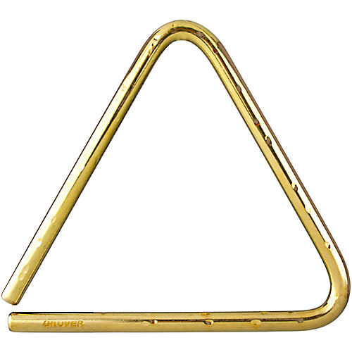 Grover Pro Bronze Hammered Lite Symphonic Triangle 7 in.