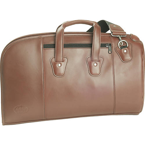 Brown Leather Flugelhorn Bag