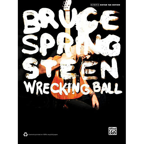 Bruce Springsteen - Wrecking Ball Guitar TAB Book