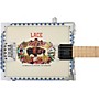 Lace Buffalo Bull Acoutic-Electric Cigar Box Guitar 4 string