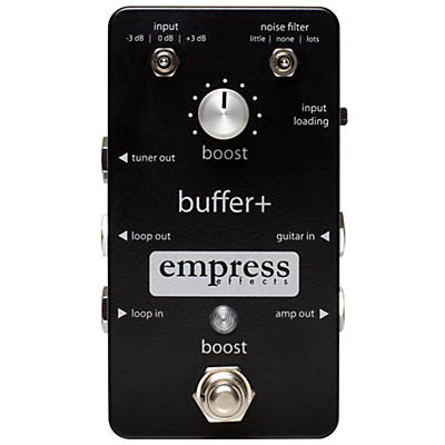 Empress Effects Buffer+ Analog I/O Interface Guitar Pedal With Switchable Boost