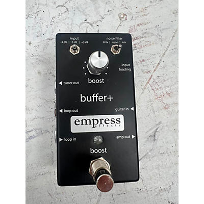 Empress Effects Buffer+ Analog I/O Interface With Switchable Boost Guitar Pedal