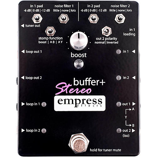 Buffer+ Stereo Guitar Effects Pedal