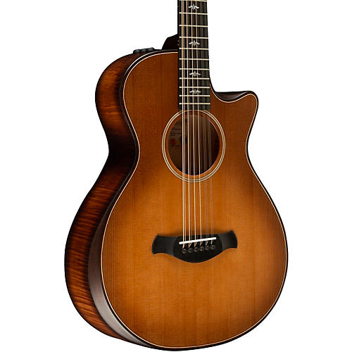 Taylor Builder's Edition 652ce V-Class 12-String Grand Concert Acoustic-Electric Guitar Wild Honey Burst