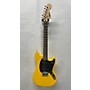 Used Squier Bullet Mustang Solid Body Electric Guitar Yellow