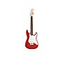 Used Squier Bullet Stratocaster Hardtail Solid Body Electric Guitar red sparkle