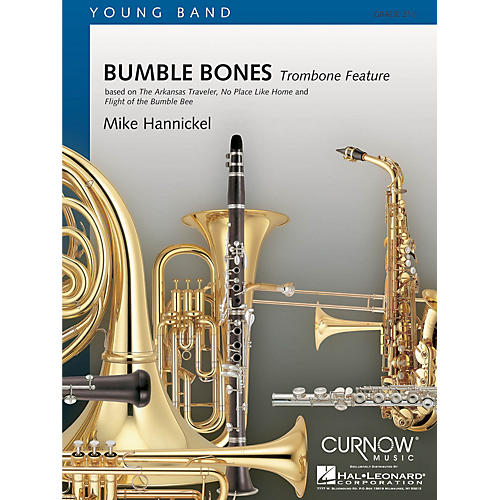 Curnow Music Bumble Bones (Grade 2.5 - Score Only) Concert Band Level 2.5 Composed by Mike Hannickel