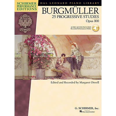 G. Schirmer Burgmüller - 25 Progressive Studies, Opus 100 Schirmer Performance Edition BK/Audio Online