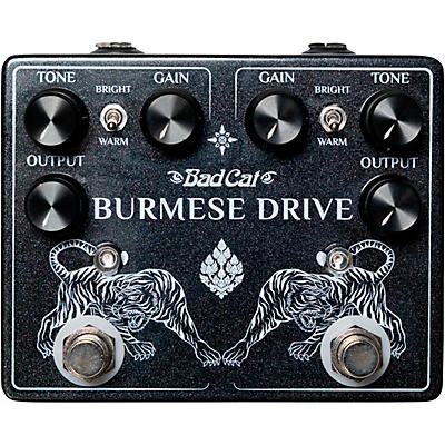 Bad Cat Burmese Drive Dual Vintage Overdrive Effects Pedal -