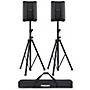 Alto Busker Battery-Powered PA Pair With Speaker Stands