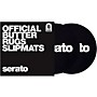 SERATO Butter Rug Thud Rumble 7 in. Black Turntable Slipmats (Pair)
