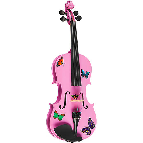 Rozanna's Violins Butterfly Dream Lavender Series Violin Outfit Condition 1 - Mint 1/4 Size