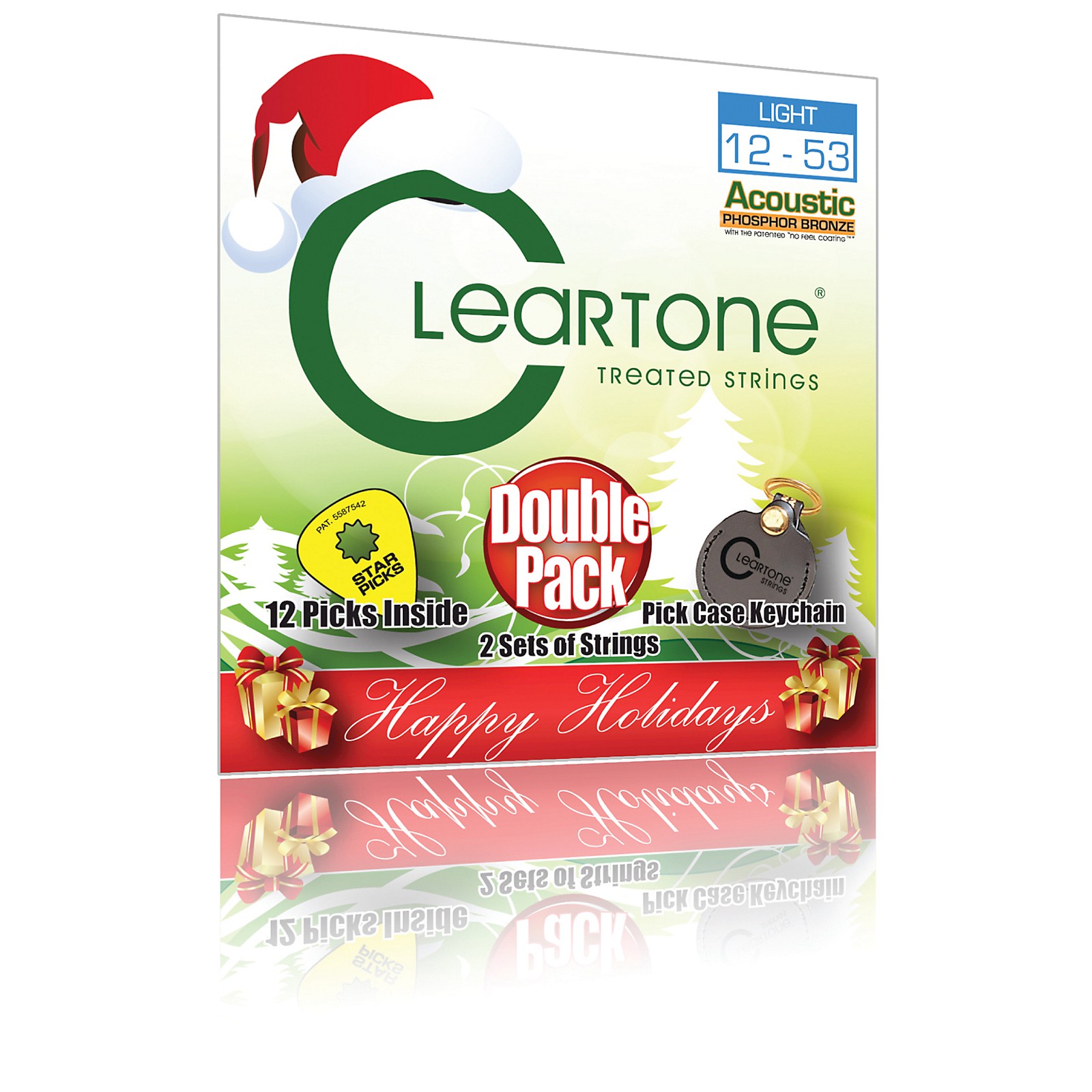 Cleartone Buy 1, Get 1 Free Light Acoustic Guitar Strings Holiday