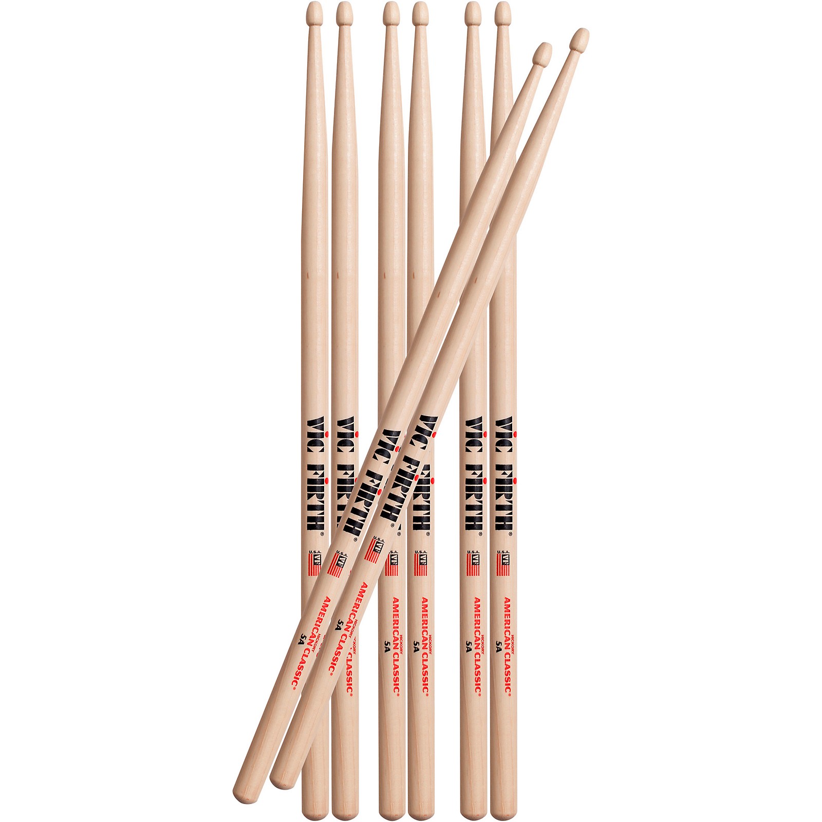 Vic Firth Buy 3 Pair 5A Drum Sticks, Get 1 Pair Free 5A Musician's Friend