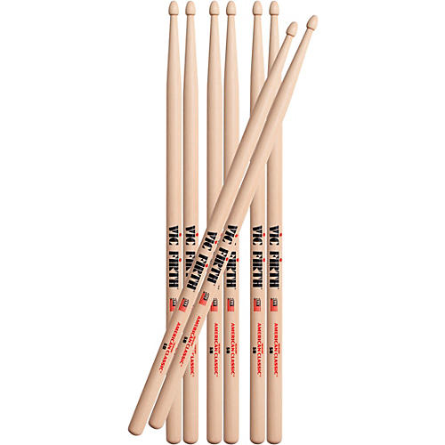 Vic Firth Buy 3 Pair of 5B Drum Sticks, Get 1 Pair Free