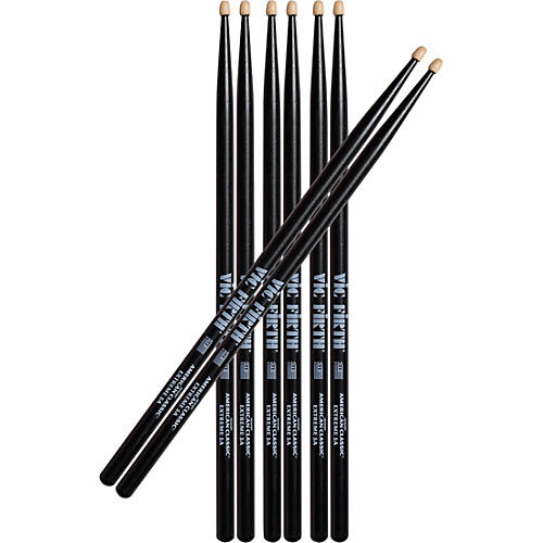 Buy 3 Pairs Black Extreme Drum Sticks, Get 1 Pair Free