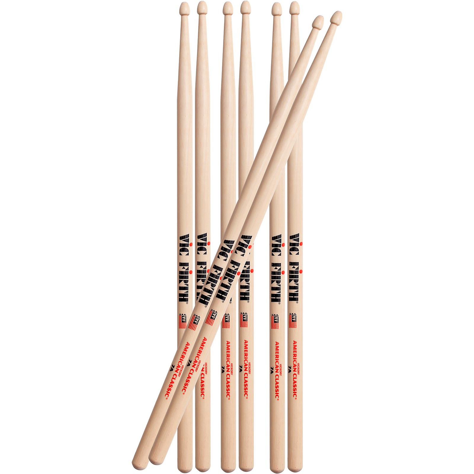 Vic Firth Buy 3 Pairs of 7A Drum Sticks, Get 1 Free Musician's Friend