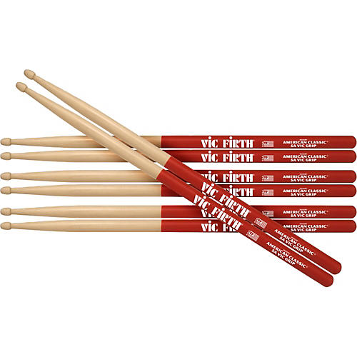 Buy 3 Pairs of Vic Grip Drumsticks Get 1 Free