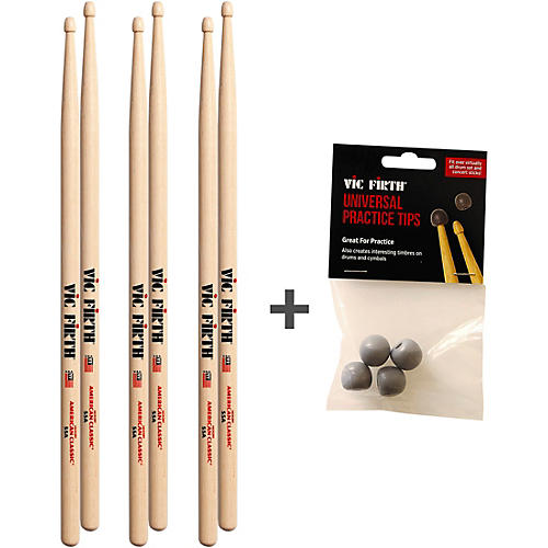 Buy 3 pairs of Vic Firth 55A and Receive a Free Pack of Universal Practice Tips