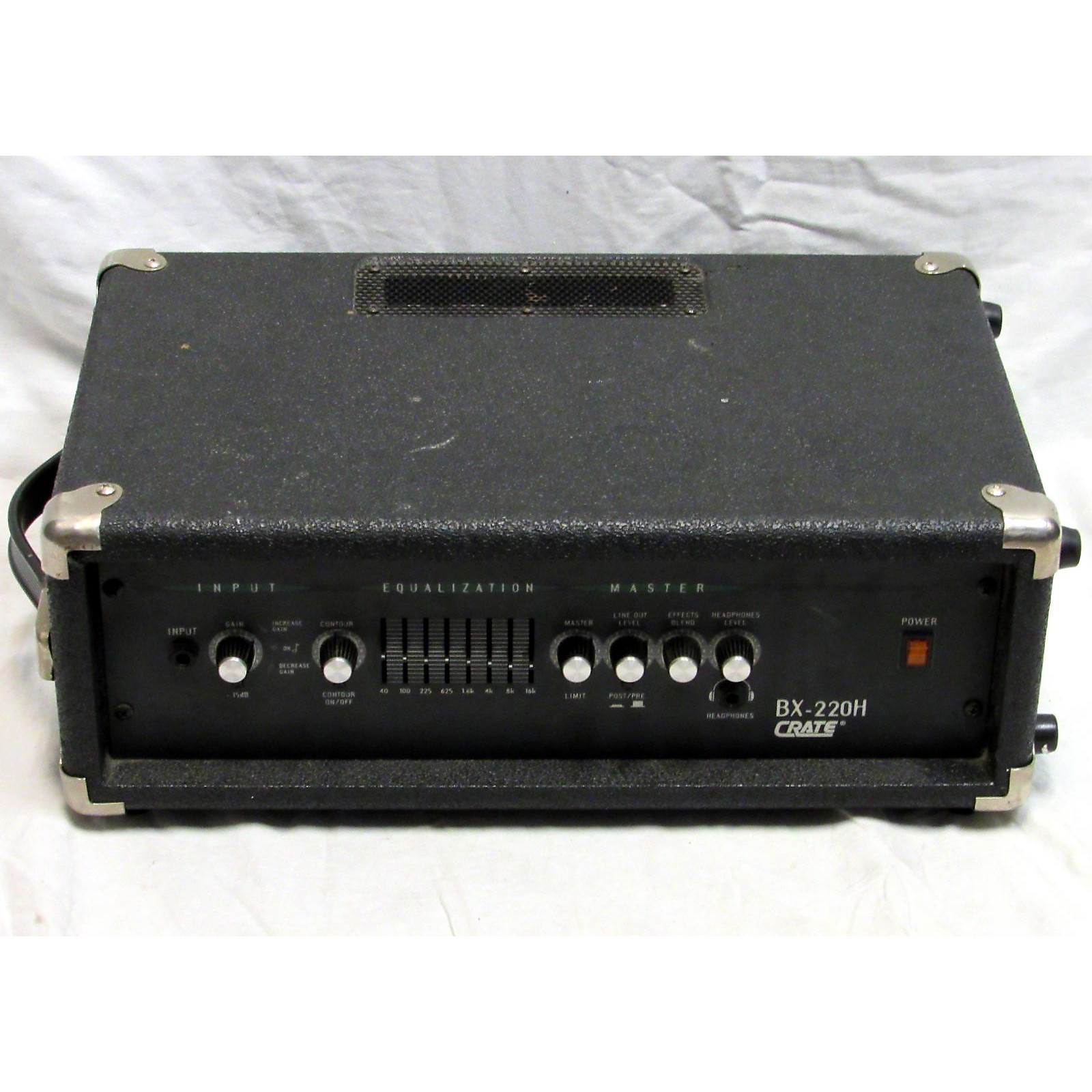 Used Crate Bx200h Bass Amp Head Musician's Friend