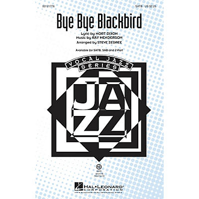 Hal Leonard Bye Bye Blackbird ShowTrax CD Arranged by Steve Zegree