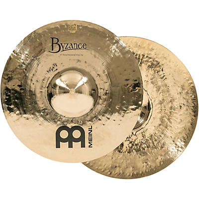 MEINL Byzance Brilliant 14" Heavy Hammered Hi-Hats