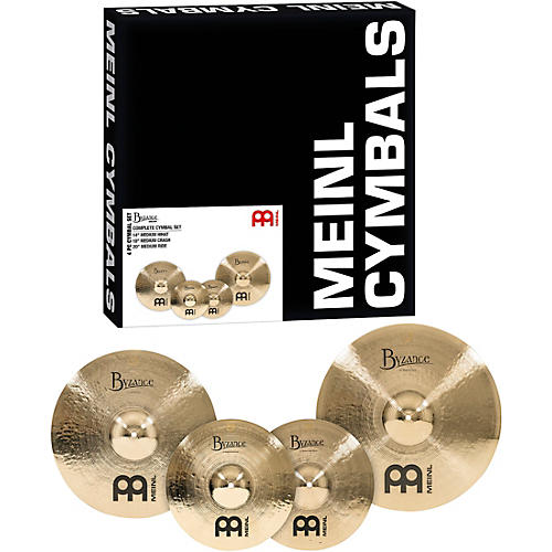 MEINL Byzance Brilliant Complete Cymbal Set