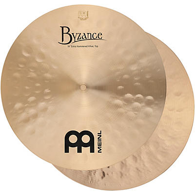 MEINL Byzance Traditional Extra Hammered Hi-Hat Cymbals -
