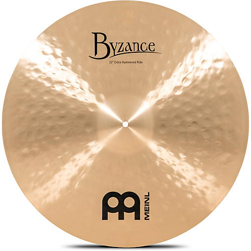 MEINL Byzance Traditional Extra Hammered Ride Cymbal 22 in.