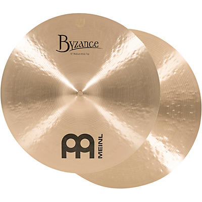 MEINL Byzance Traditional Medium Hi-Hat Cymbal Pair