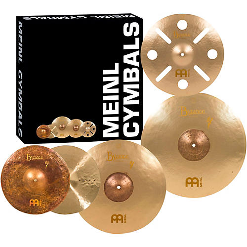 MEINL Byzance Vintage Series Benny Greb Sand Cymbal Set with Free 16 inch Trash Crash Condition 2 - Blemished 194744821325