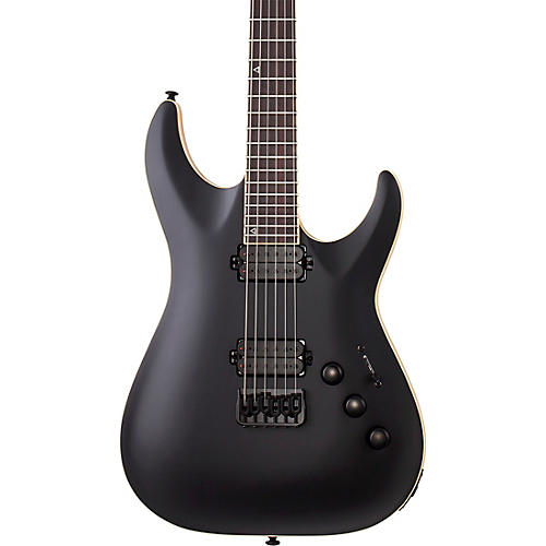 Schecter Guitar Research C-1 Apocalypse Carbon Black Limited Edition Electric Guitar Satin Black