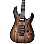 Schecter Guitar Research C-1 FR-S Pale Moon Electric Guitar Natural Satin with Black Burst