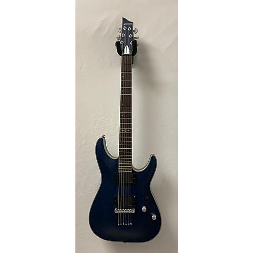 Schecter Guitar Research C-1 PLATINUM Solid Body Electric Guitar Trans Blue