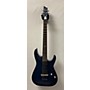 Used Schecter Guitar Research C-1 PLATINUM Solid Body Electric Guitar Trans Blue