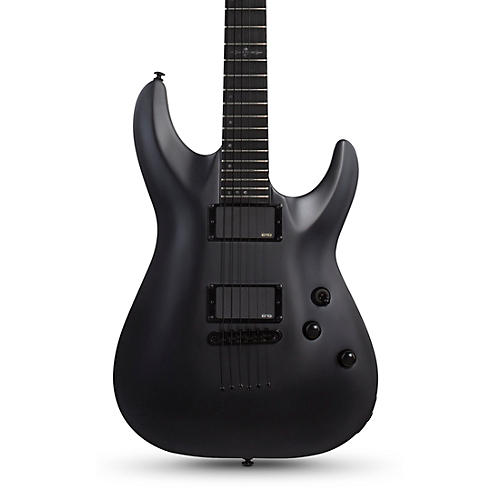 Schecter Guitar Research C-1 Platinum Blackout Electric Guitar - Satin Black