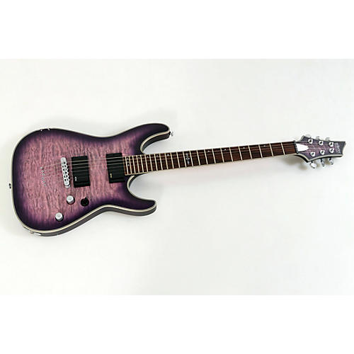 Schecter Guitar Research C-1 Platinum Electric Guitar Condition 3 - Scratch and Dent Satin Purple Burst 194744919459