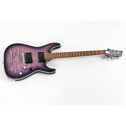 Schecter Guitar Research C-1 Platinum Electric Guitar Condition 3 - Scratch and Dent Satin Purple Burst 197881051600