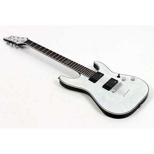 Schecter Guitar Research C-1 Platinum Electric Guitar Condition 3 - Scratch and Dent Transparent White Satin 197881261177