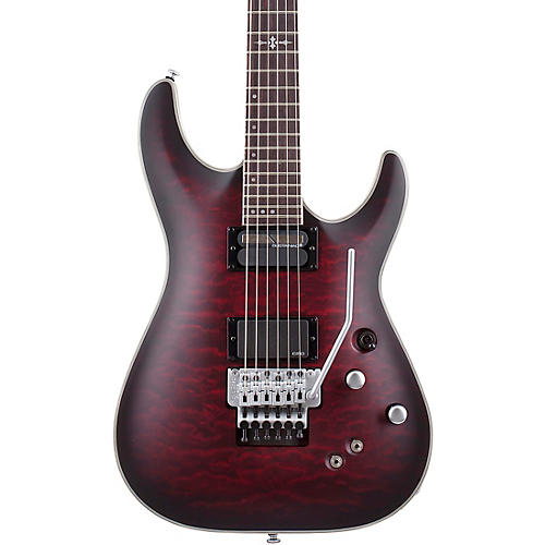 Schecter Guitar Research C-1 Platinum FR-Sustainiac Electric Guitar Condition 2 - Blemished Satin Crimson Red Burst 197881140519