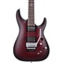 Schecter Guitar Research C-1 Platinum FR-Sustaniac Satin Crimson Red Burst
