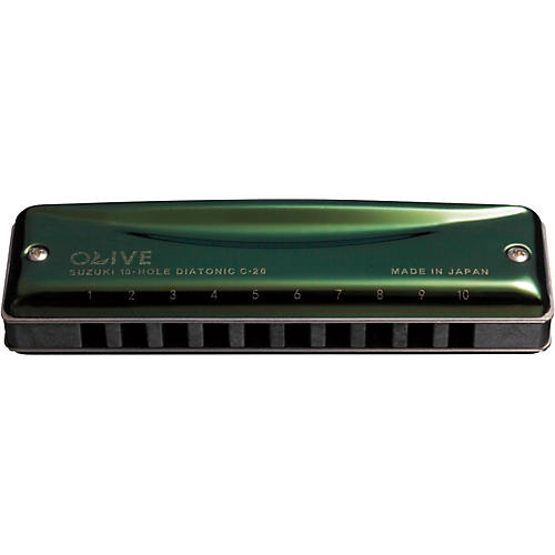 Suzuki C-20 Olive Harmonica Low F