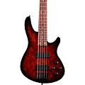 Schecter Guitar Research C-5 Standard 5-String Electric Bass Guitar Charcoal SatinTobacco Burl