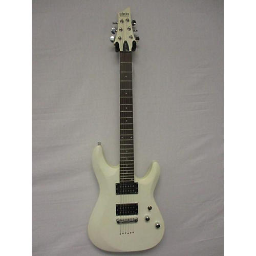 Schecter Guitar Research C 6 Deluxe Solid Body Electric Guitar White