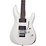 Schecter Guitar Research C-6 Deluxe with Floyd Rose Trem Electric Guitar Satin White