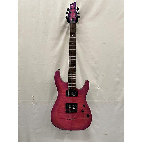 Schecter Guitar Research C-6 ELITE Solid Body Electric Guitar Purple