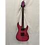 Used Schecter Guitar Research C-6 ELITE Solid Body Electric Guitar Purple