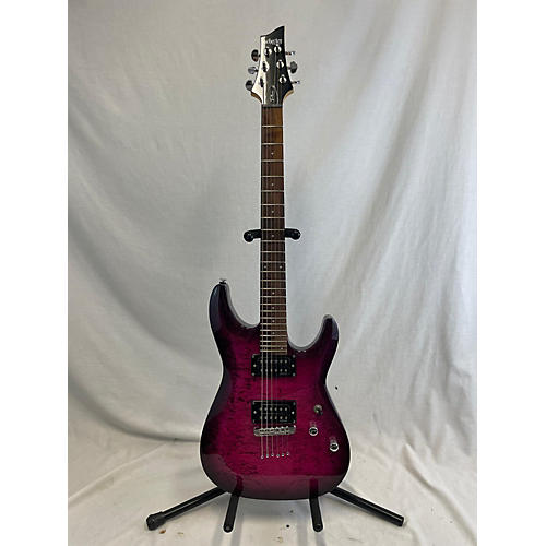 Schecter Guitar Research C-6 Plus Solid Body Electric Guitar Magenta
