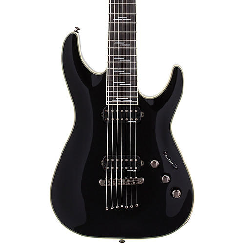 Schecter Guitar Research C-7 Blackjack 7-String Electric Guitar Condition 1 - Mint Gloss Black